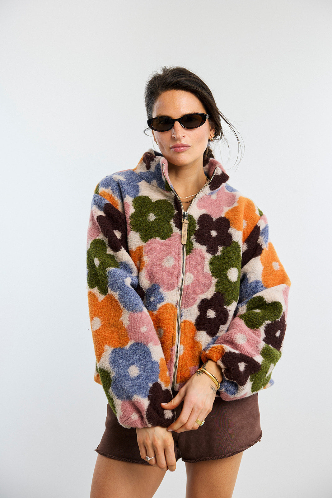 Bluza Arty Flowers Multicolor - 11