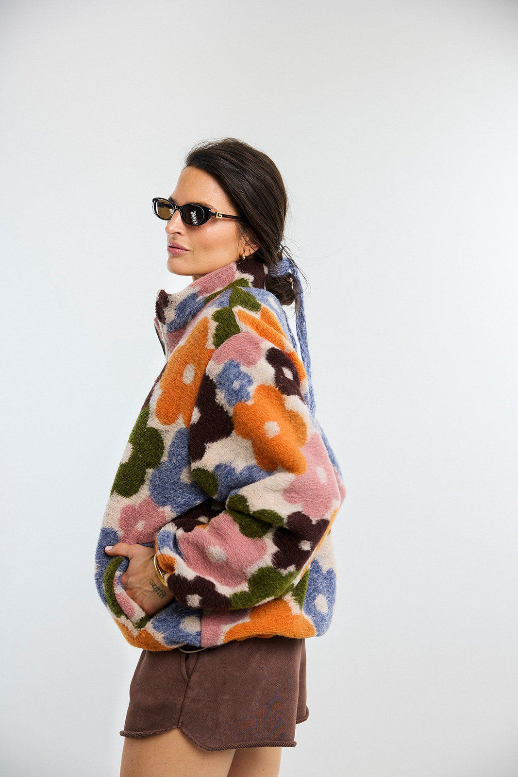 Bluza Arty Flowers Multicolor - 13