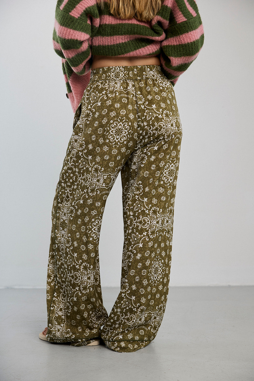 Spodnie Fall Dream Paisley Olive - 5