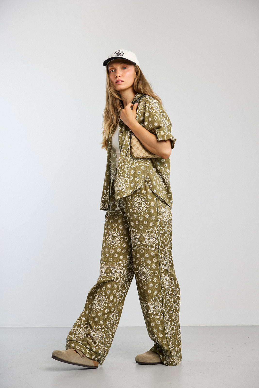 Spodnie Fall Dream Paisley Olive - 10
