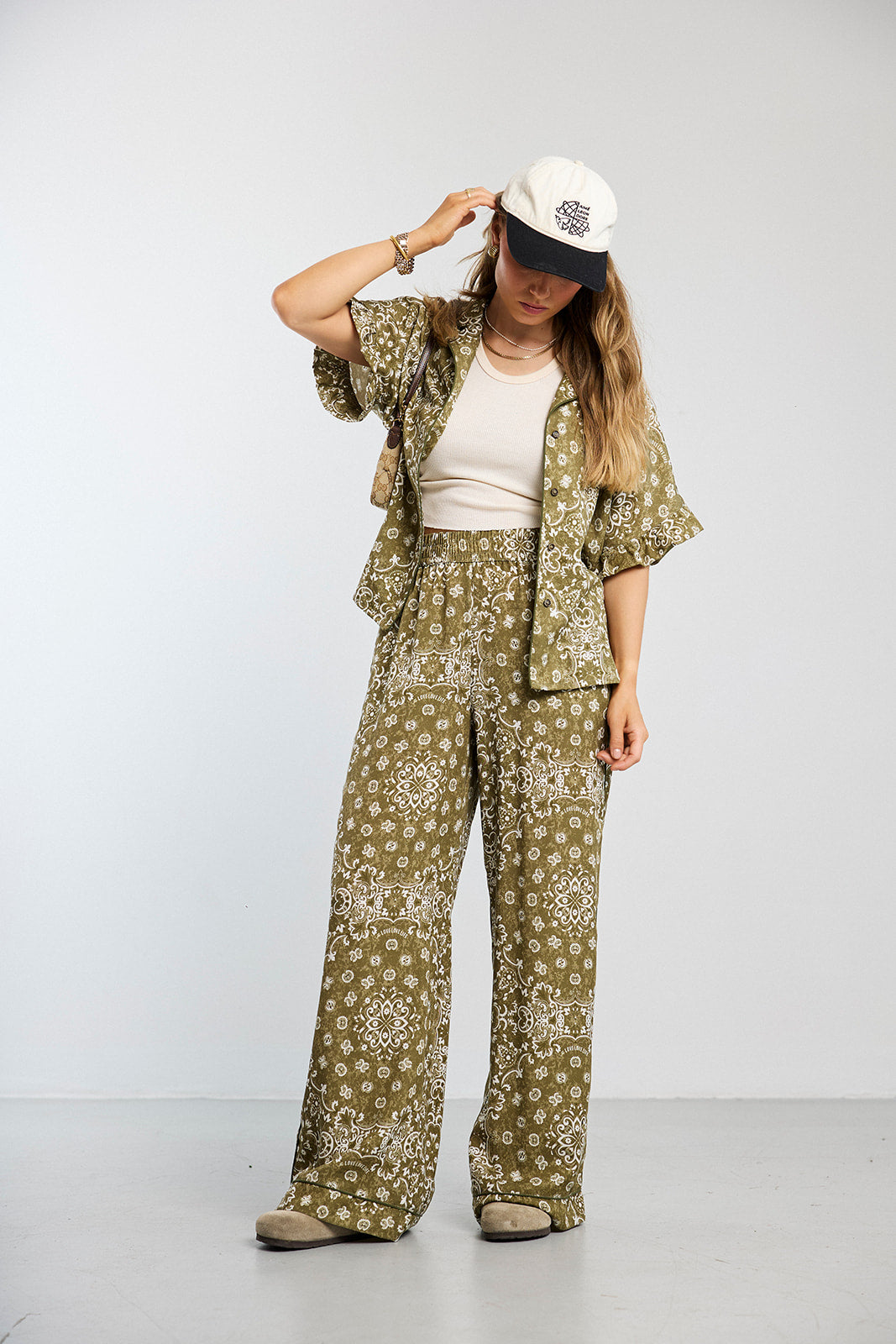 Koszula Frill Paisley Olive - 11