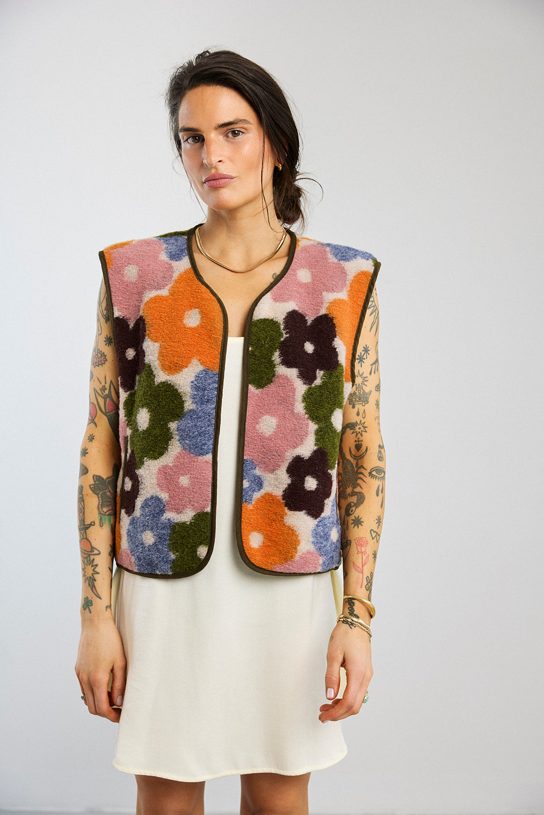 Weste Terra Flowers Multicolor - 7