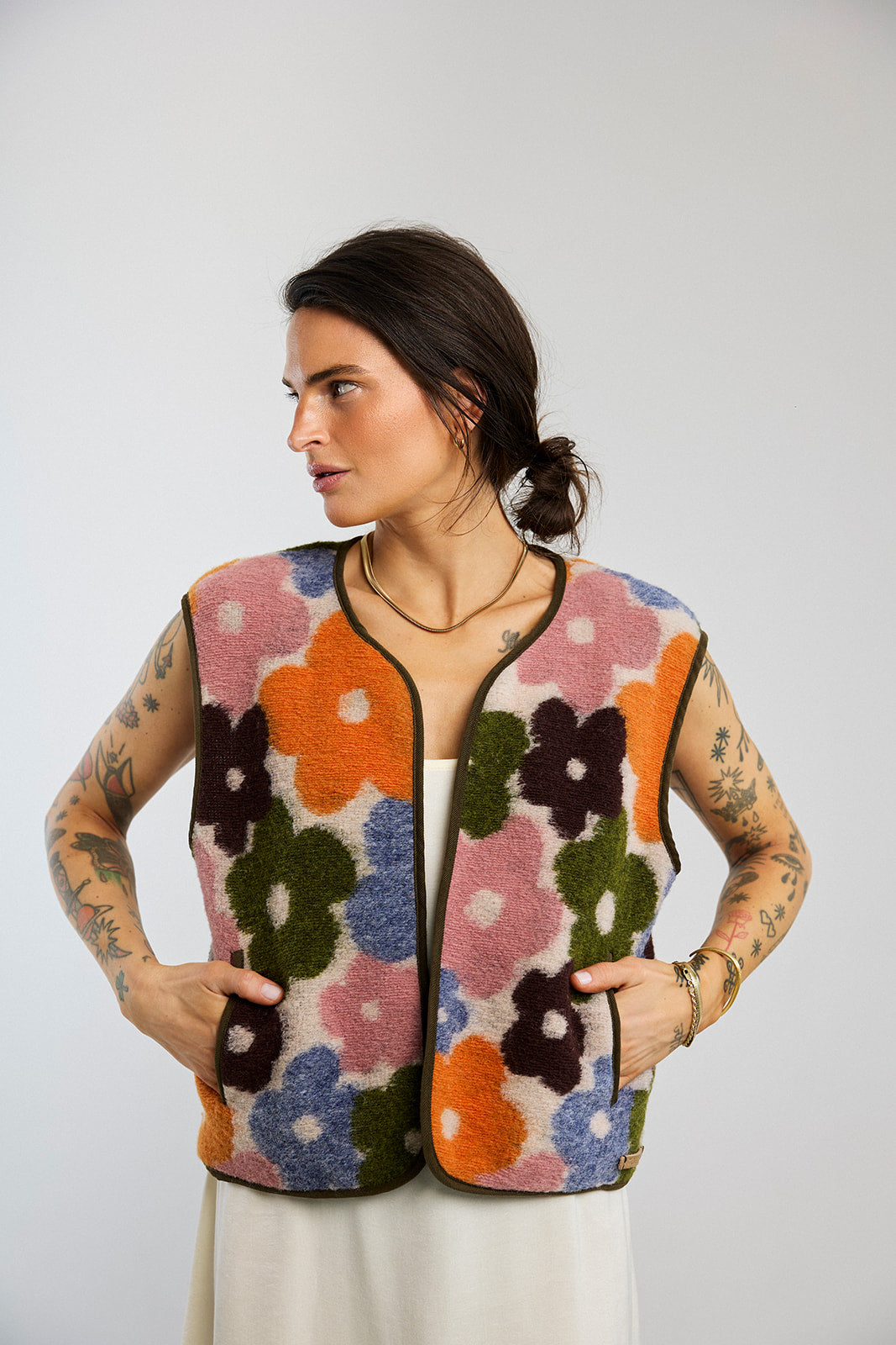 Kamizelka Terra Flowers Multicolor