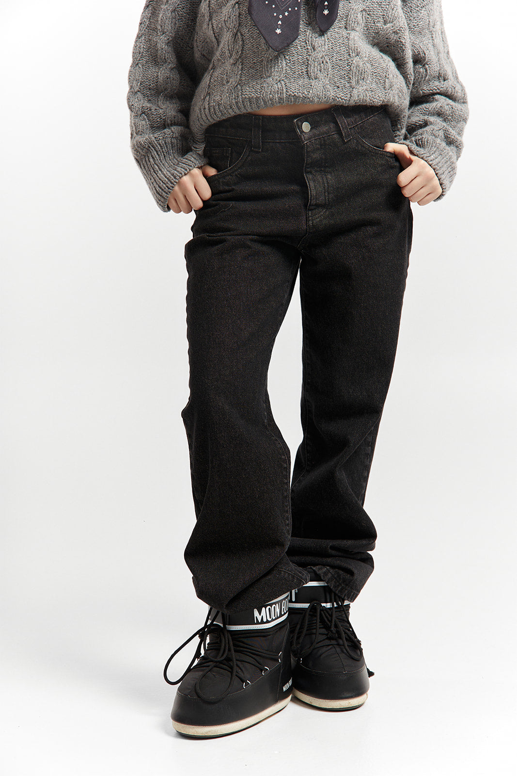 Spodnie Sofia Jeans Black