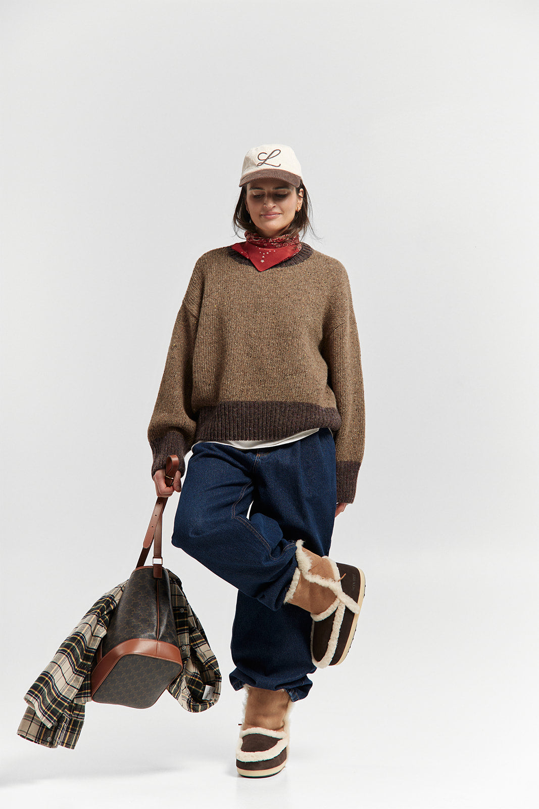 Sweter Cloud Rim Brown - 3