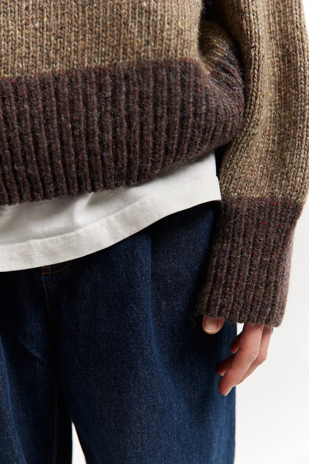 Sweter Cloud Rim Brown - 11