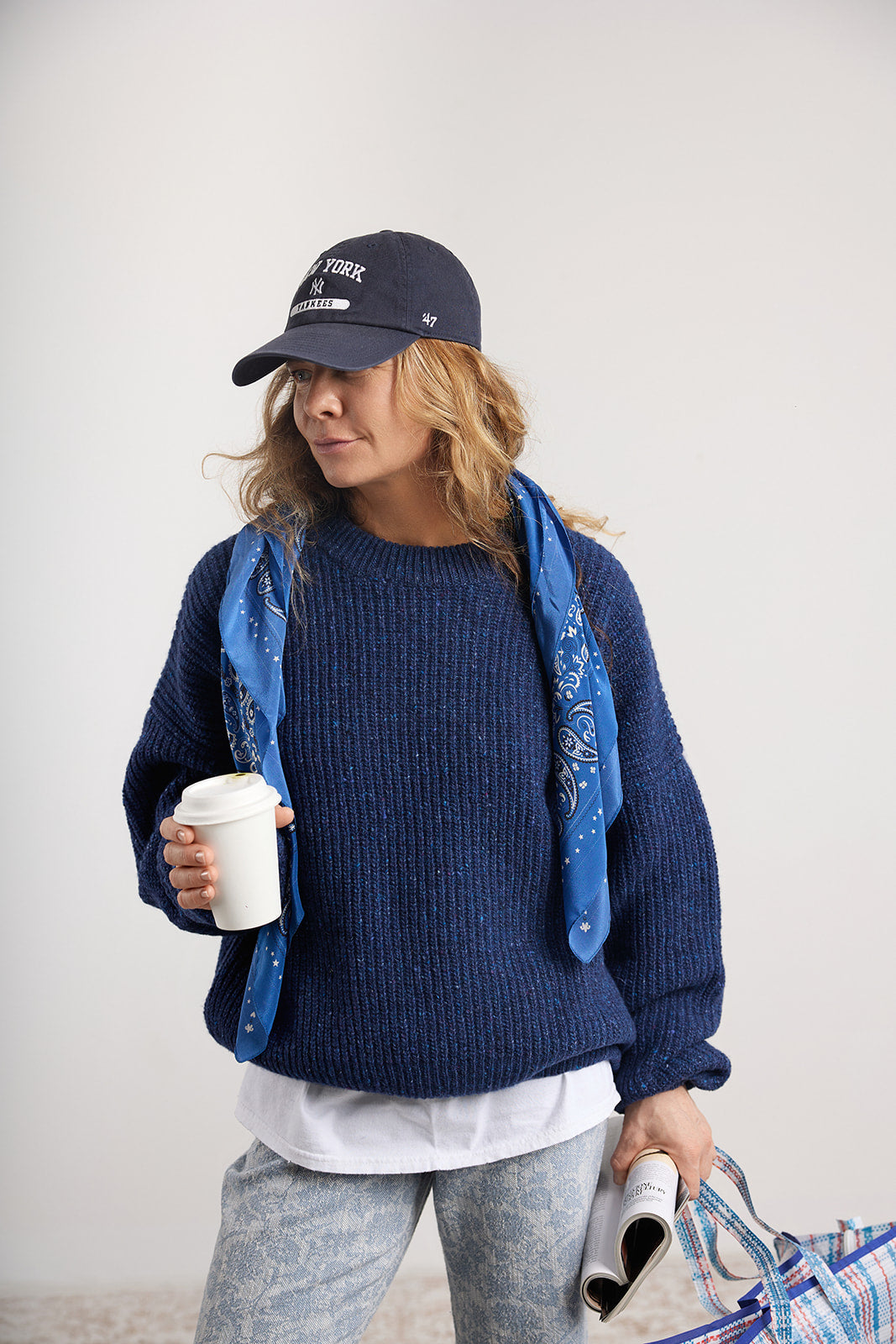 Sweter Casa Deep Blue