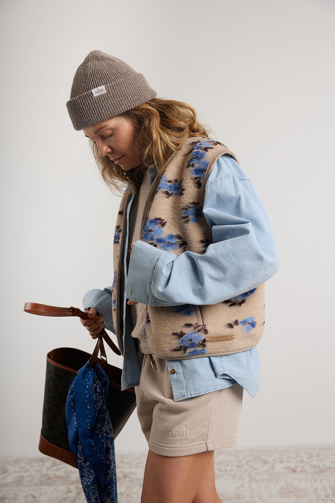 Kamizelka Terra Blue Flowers - 9