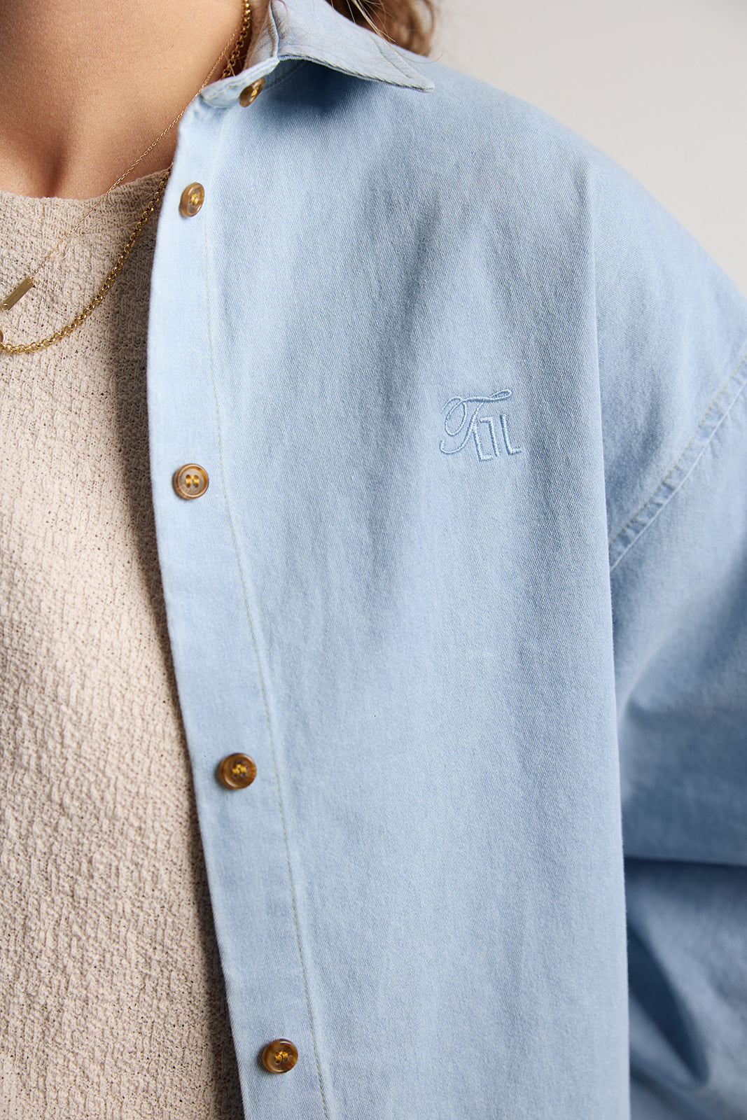 Hemd Kylie Light Blue Jeans - 6