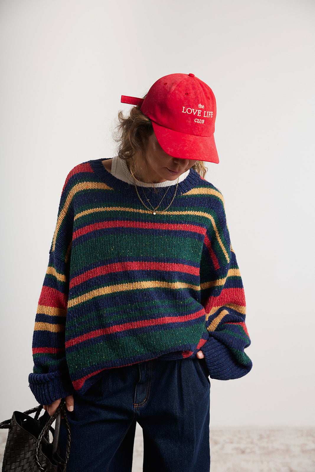 Sweater Cloud Navy Stripes