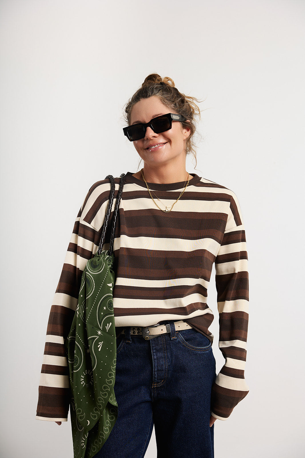 Longsleeve Silba Brown Stripes - 9