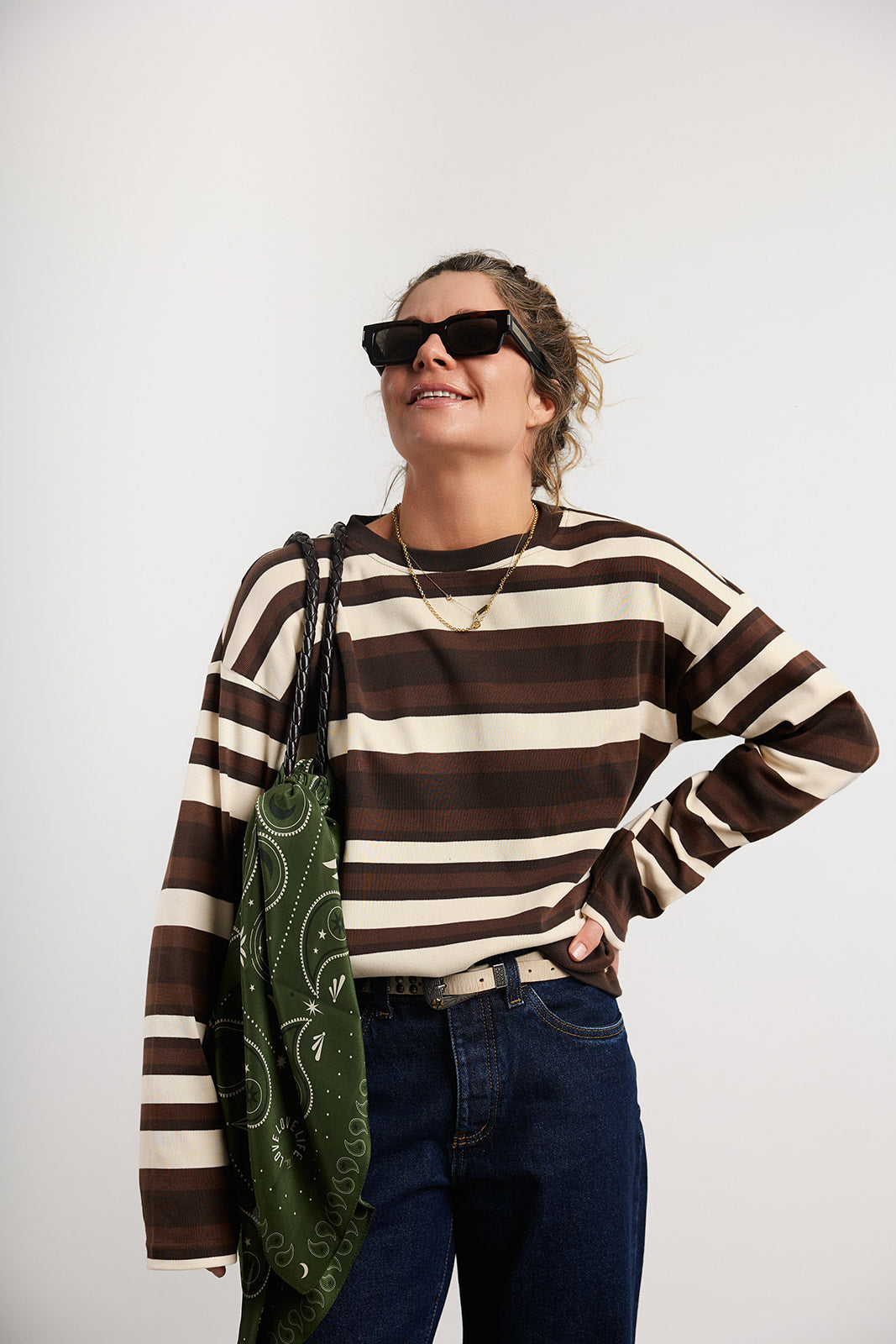 Longsleeve Silba Brown Stripes - 8