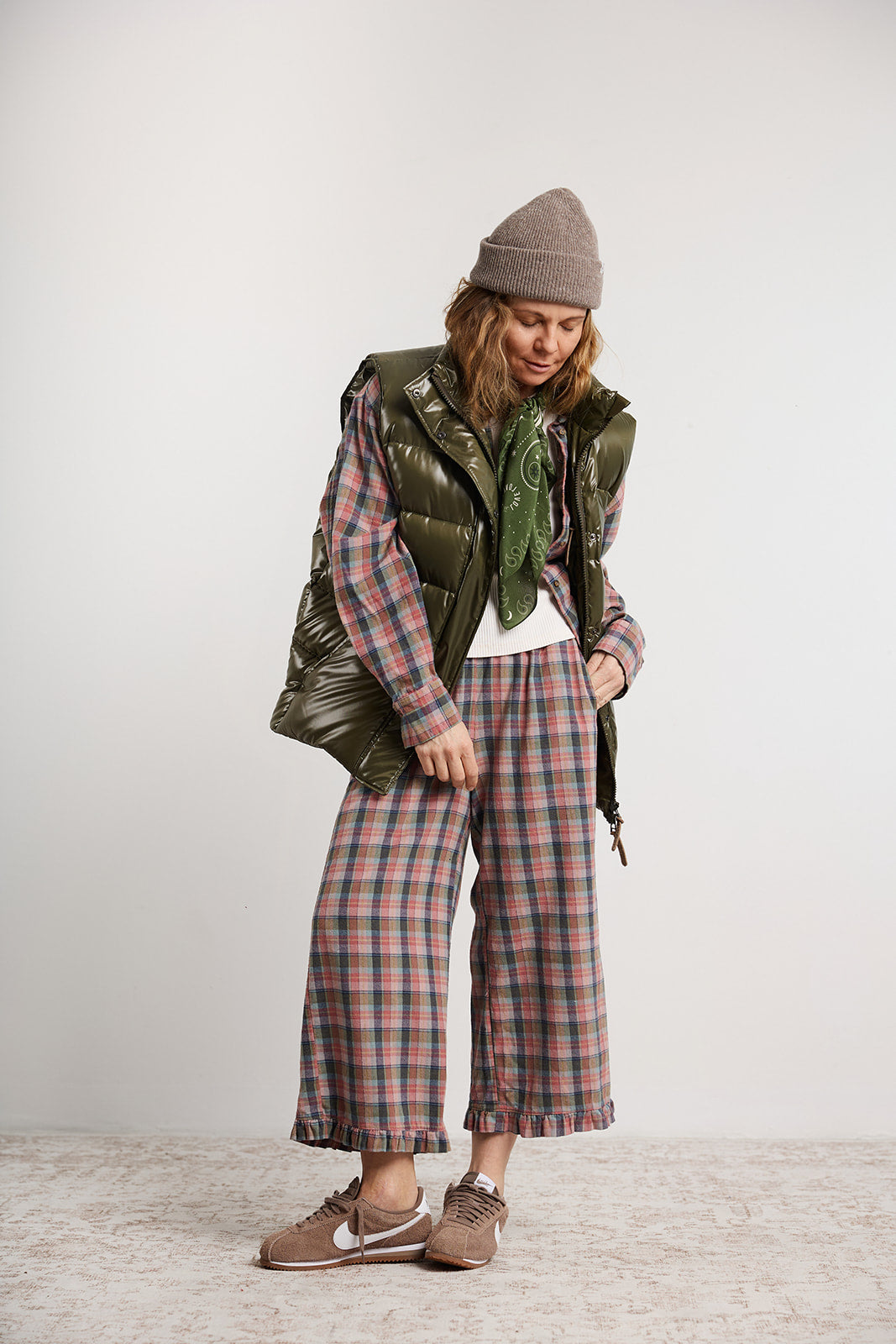 Hose Capri Summer Plaid x LARA - 9