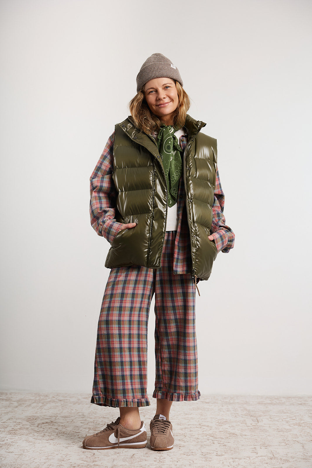 Hose Capri Summer Plaid x LARA - 11