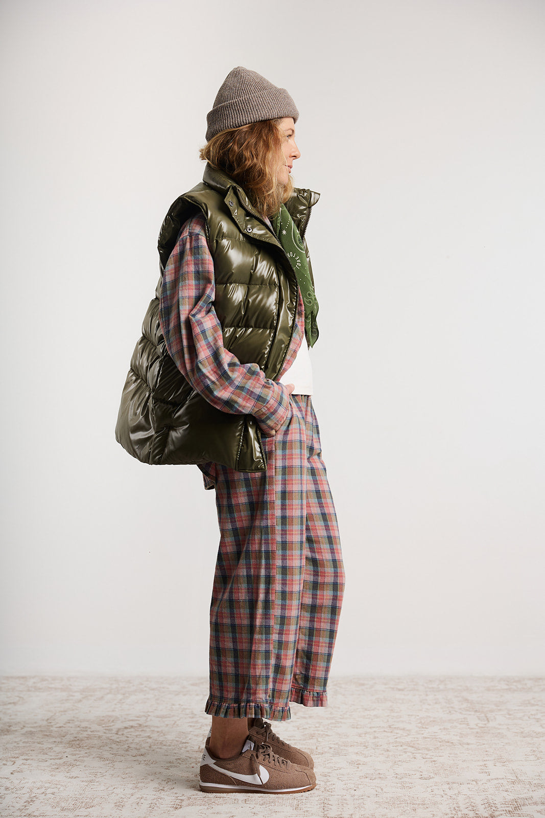 Hose Capri Summer Plaid x LARA - 13