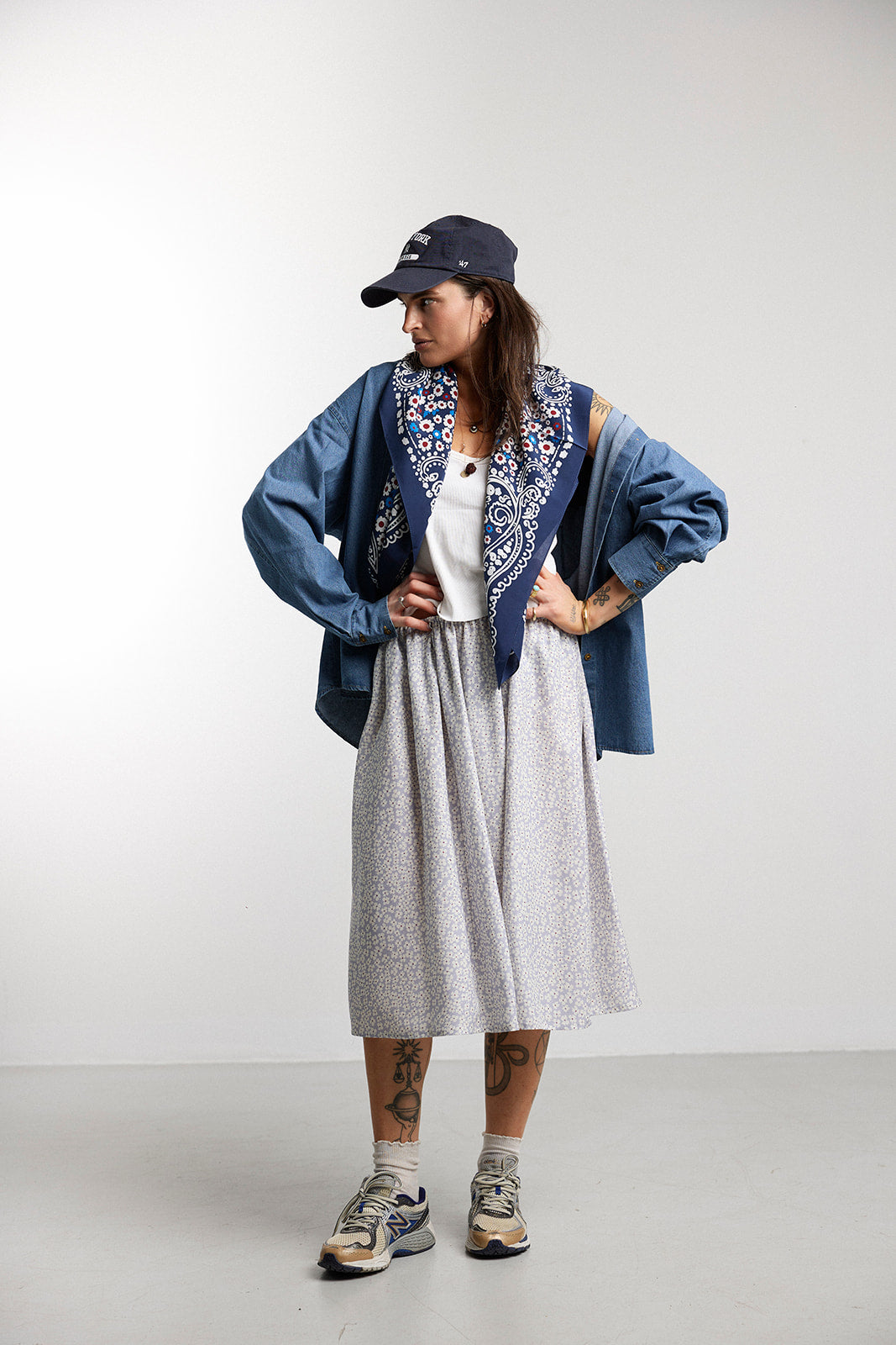 Rock LOW Petit Flowers Blue - 5