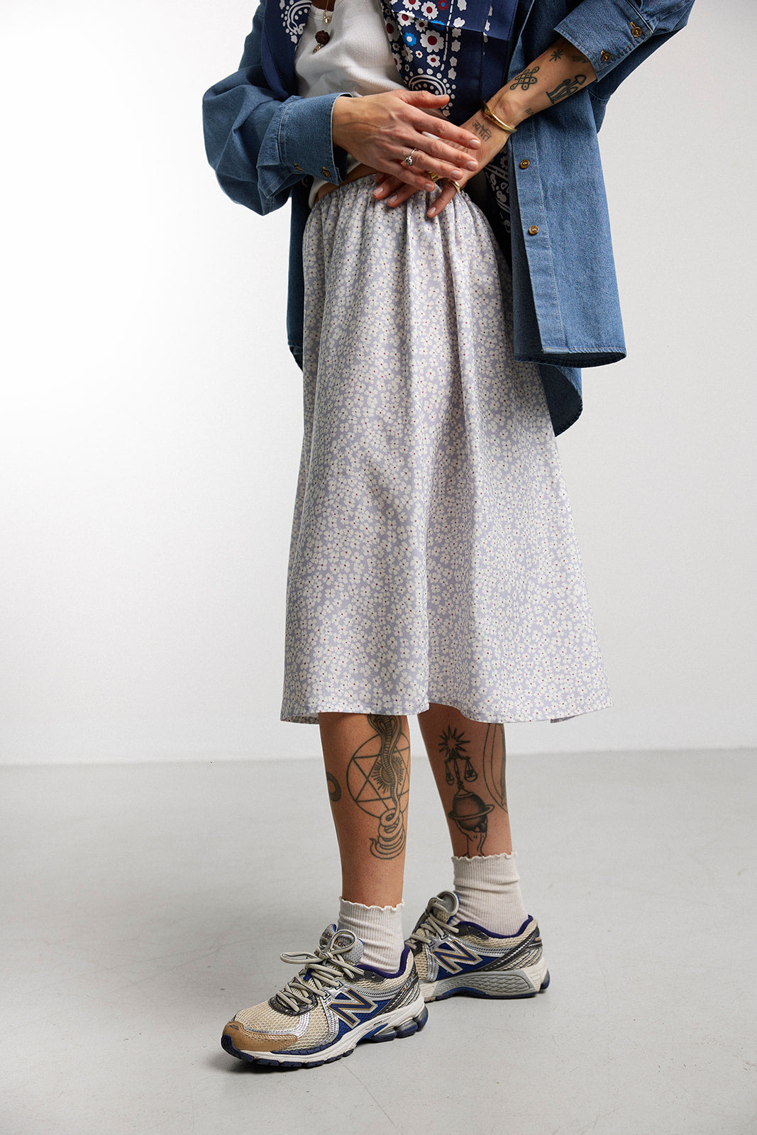 Rock LOW Petit Flowers Blue - 7