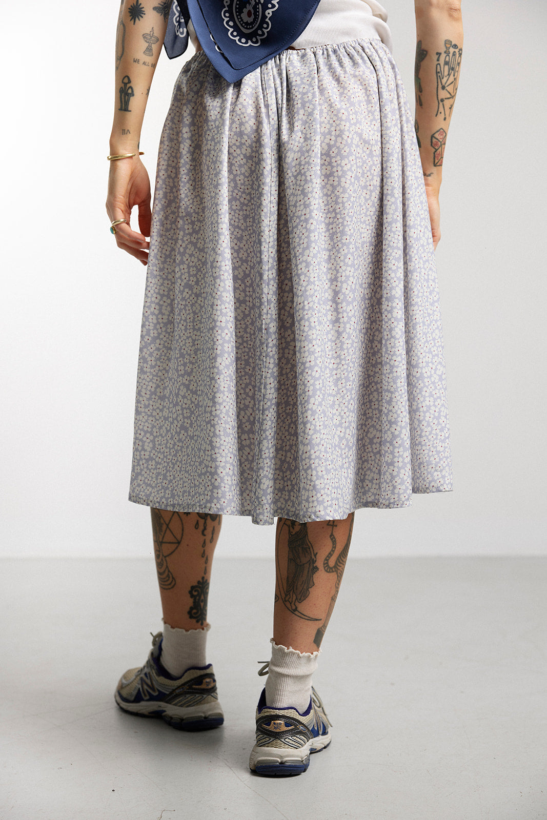 Rock LOW Petit Flowers Blue - 9