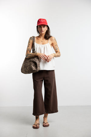 Spodnie Capri Street Brown