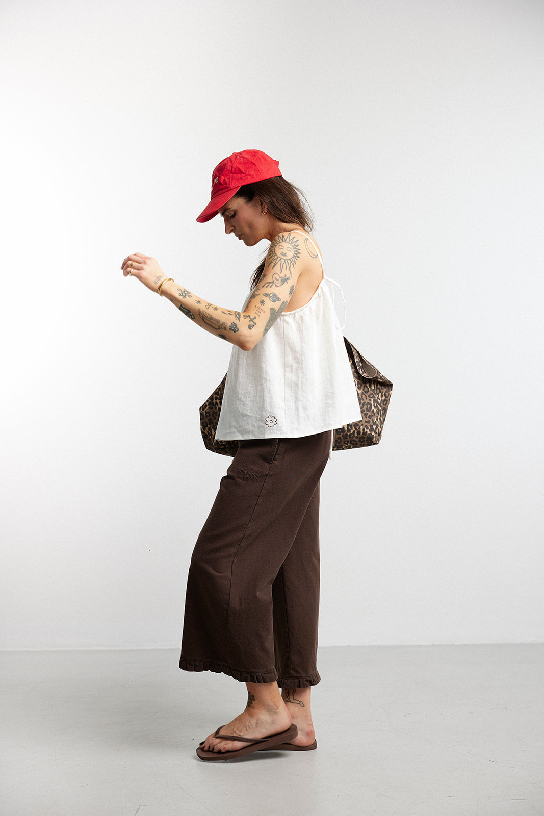 Hose Capri Street Brown - 3