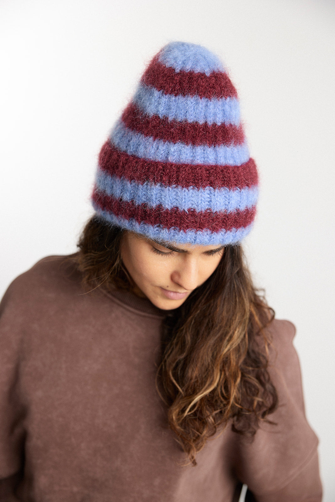 Czapka Baby Blue & Burgundy - 3