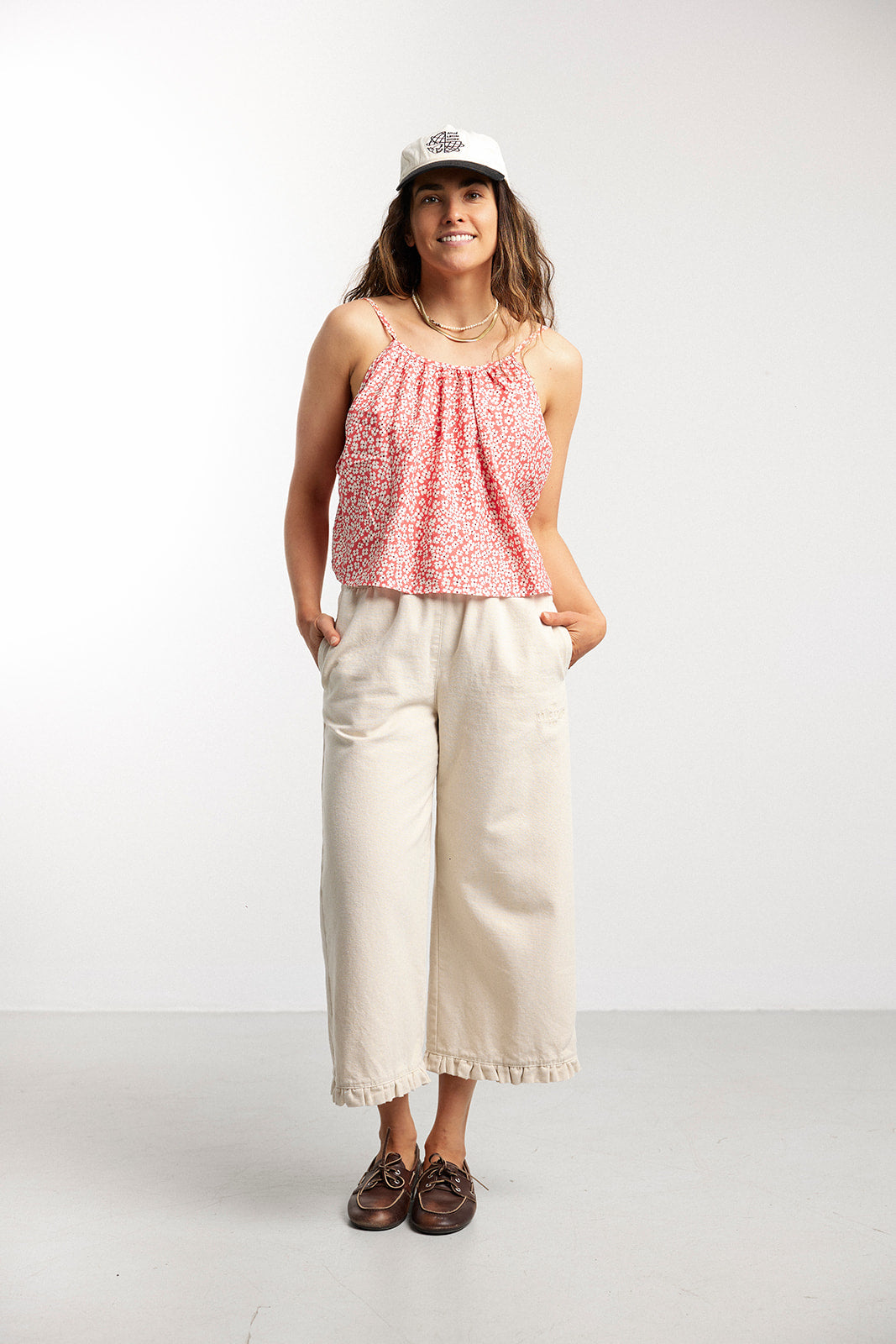 Top ANY Petit Flowers Red