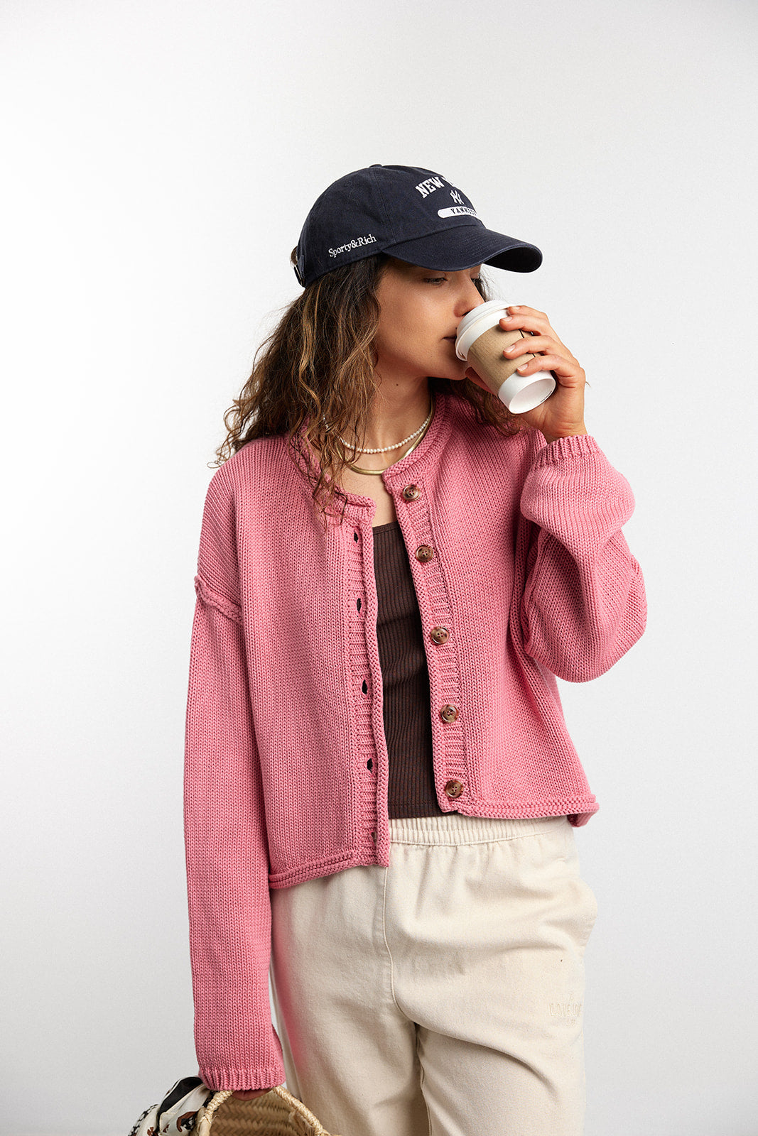 Hampton Pink Cardigan - 21