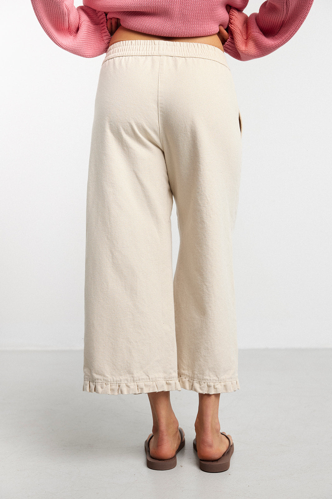 Spodnie Capri Street Cream - 14