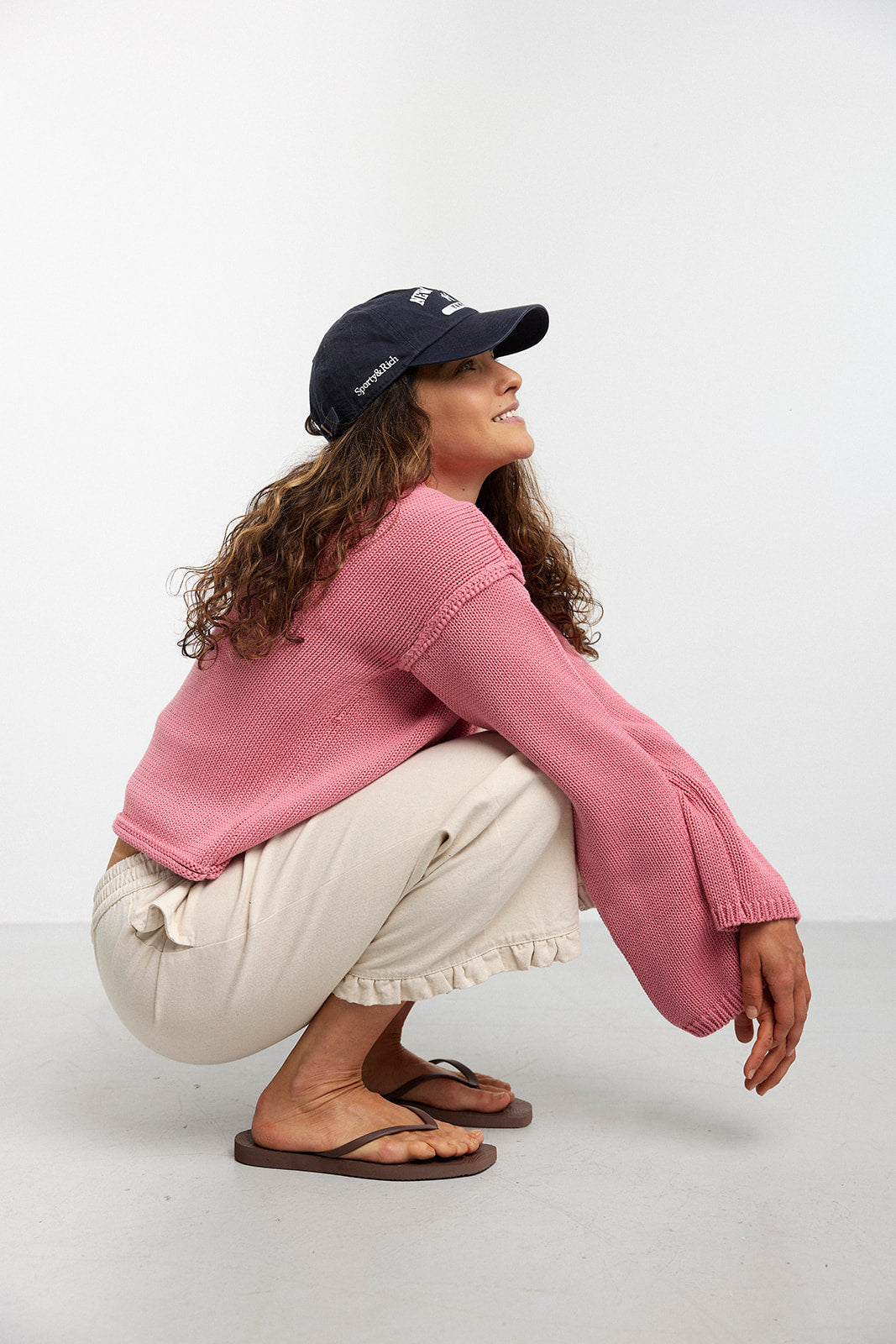 Spodnie Capri Street Cream - 16