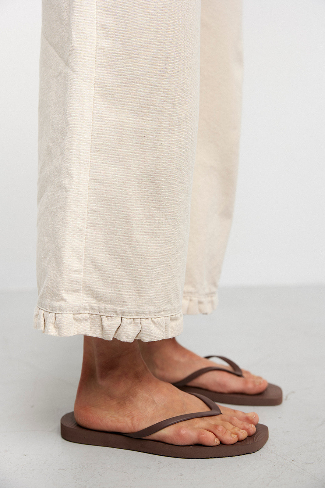 Spodnie Capri Street Cream - 4