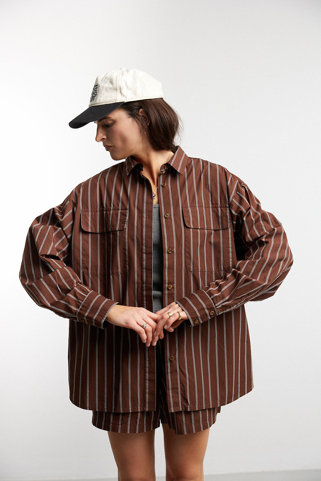 Koszula Viborg Brown Stripes - 11