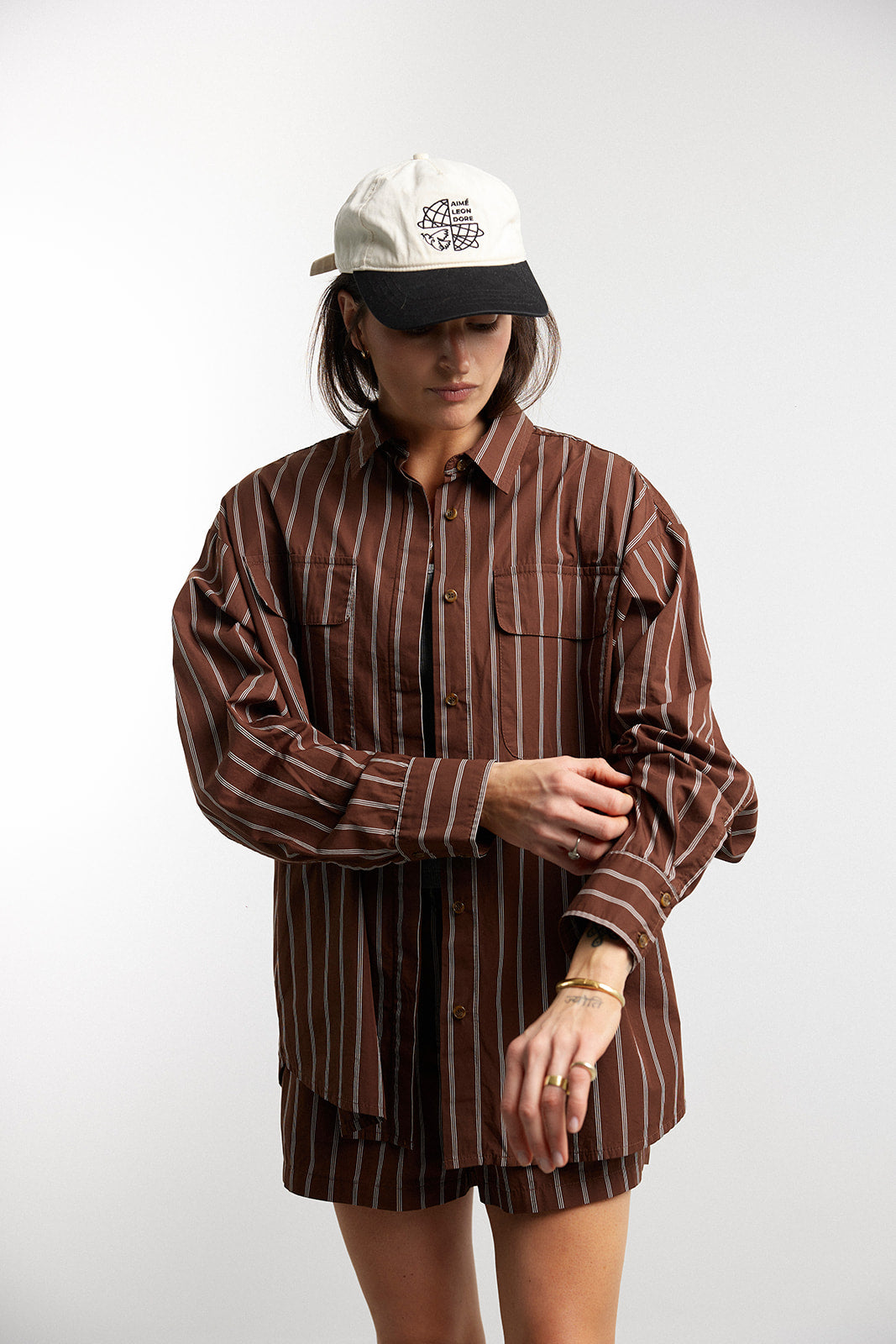 Koszula Viborg Brown Stripes - 12