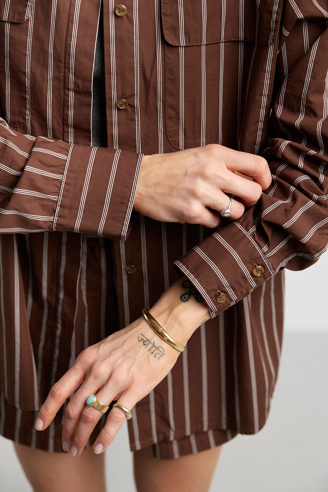 Koszula Viborg Brown Stripes - 14