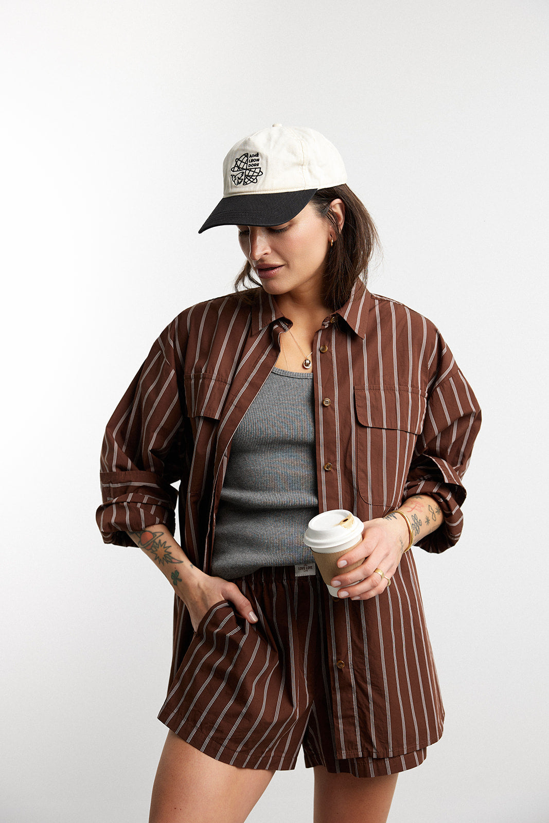 Koszula Viborg Brown Stripes - 16