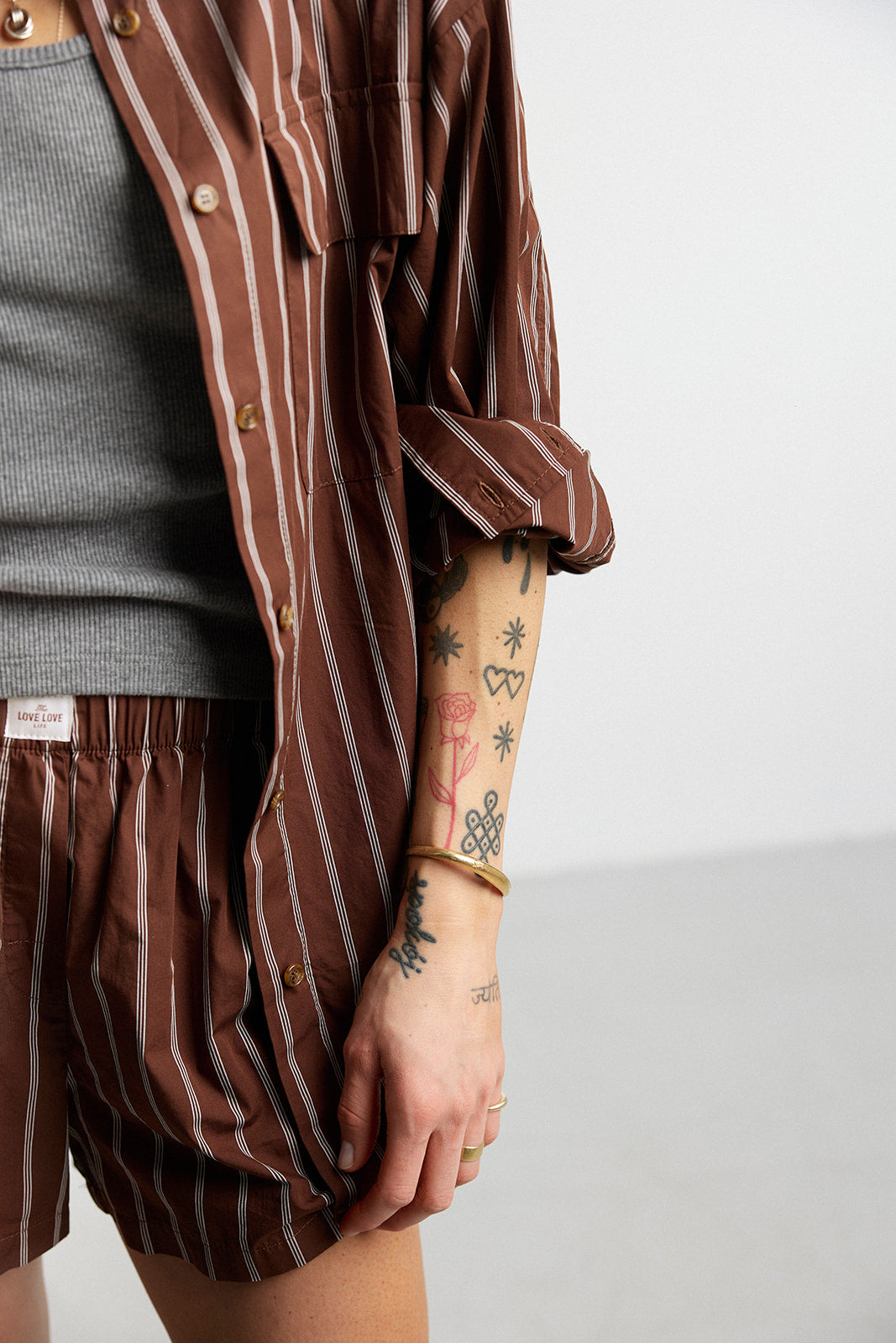Koszula Viborg Brown Stripes - 18