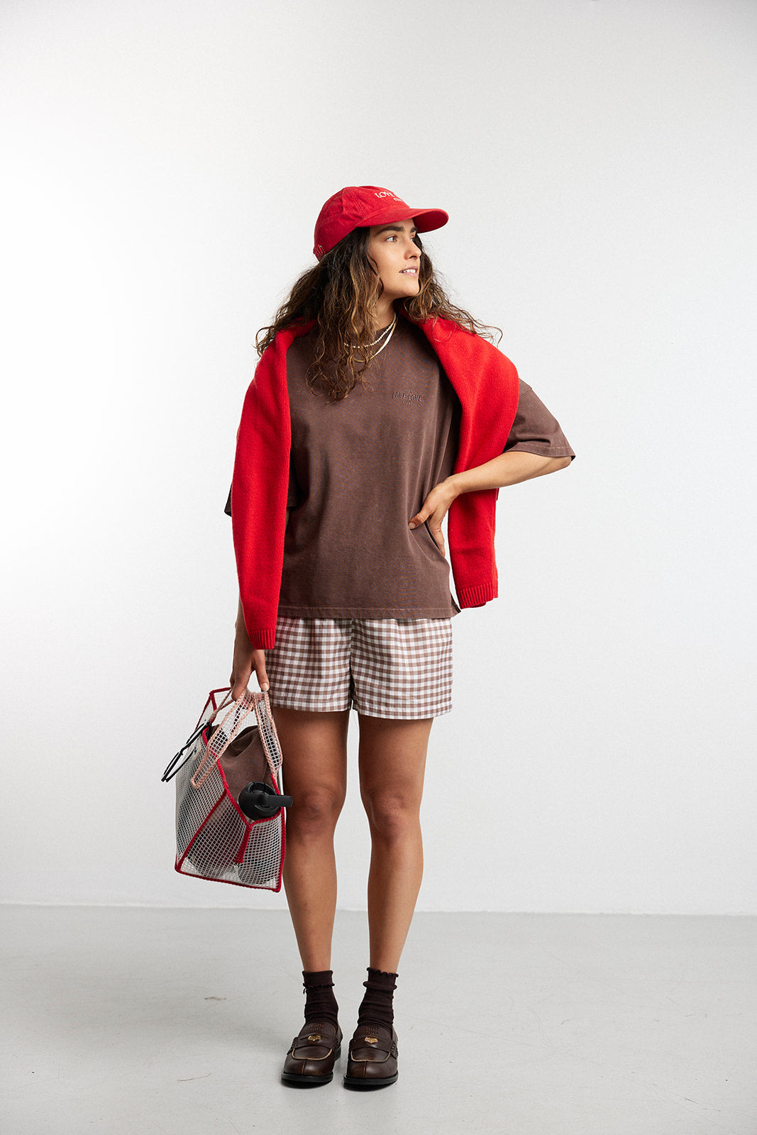 Spodenki Berlin Brown Plaid