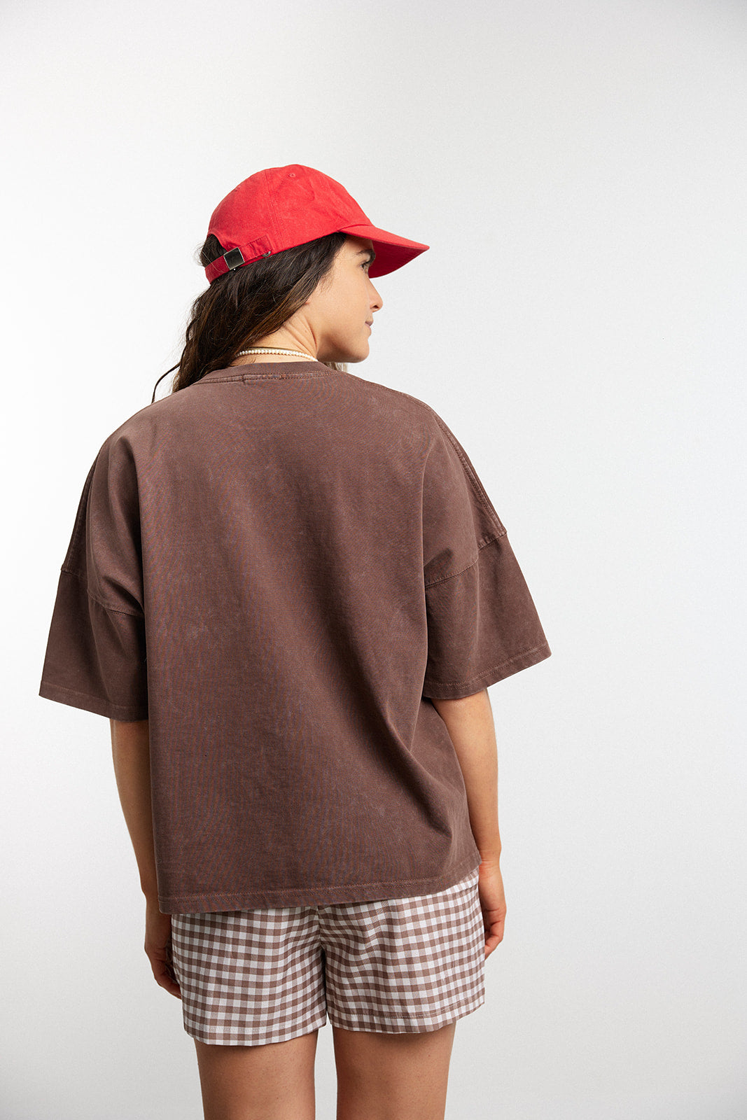 T-shirt West Brown Chocolate