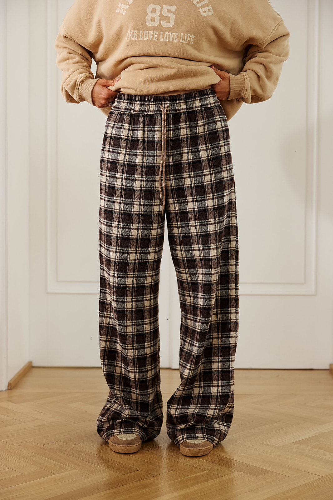 Hose Fall Brown Plaid - 10