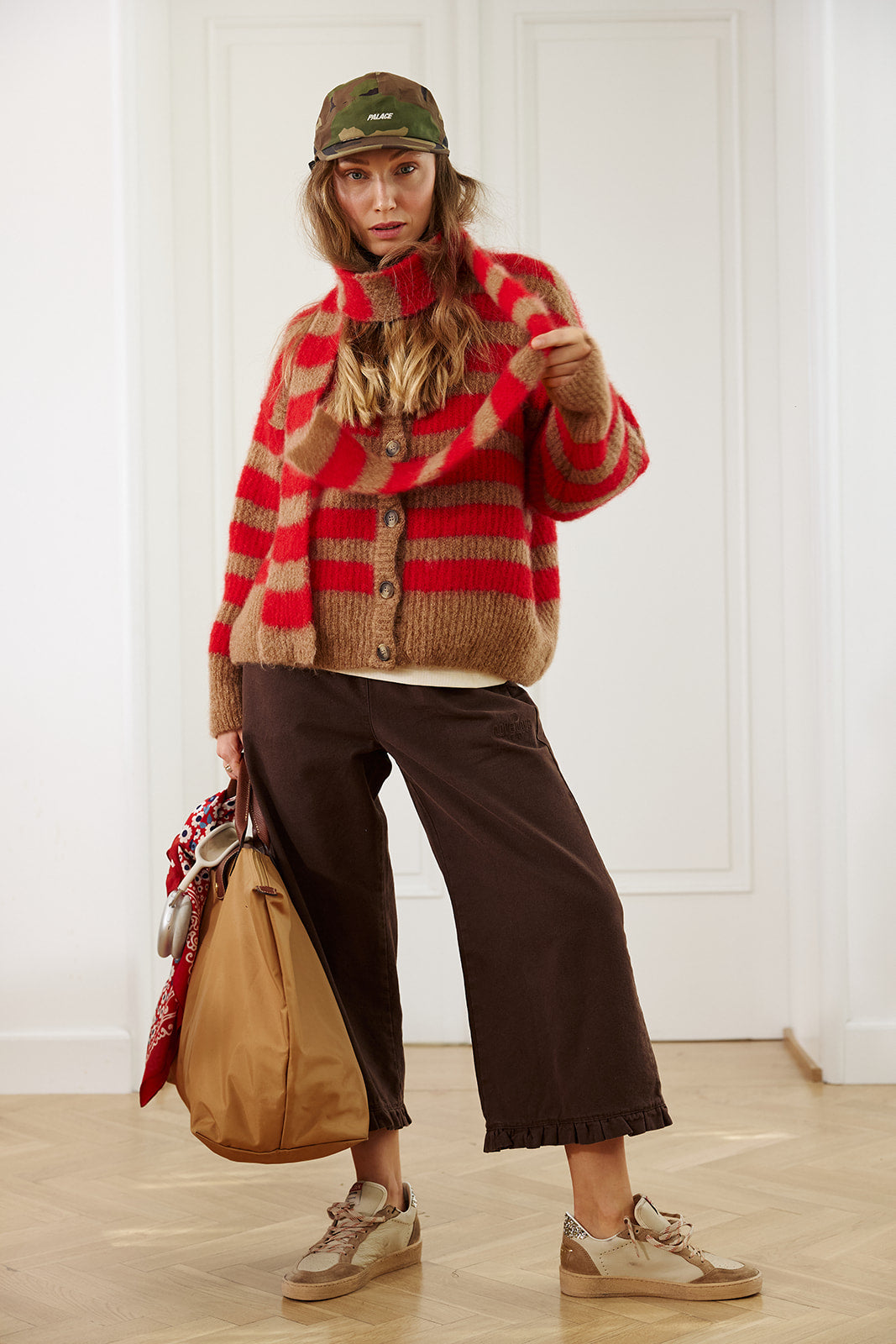 Spodnie Capri Street Brown