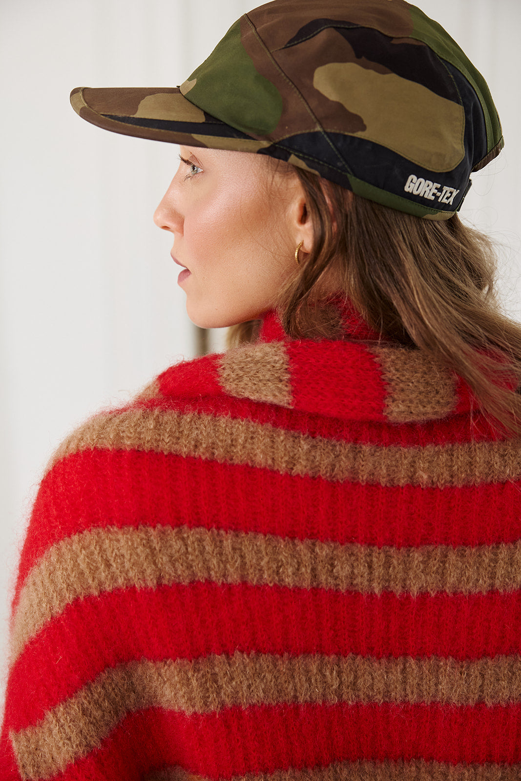 Kardigan Bori Red & Beige - 9