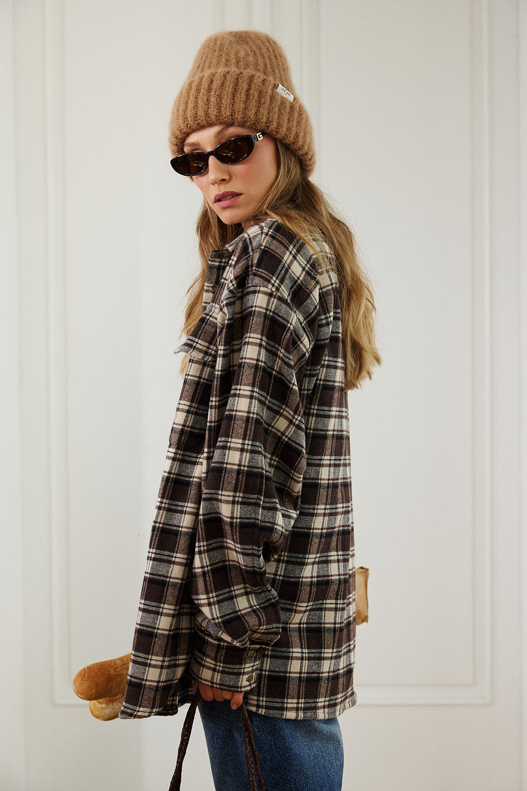 Hemd Misha Brown Plaid - 5