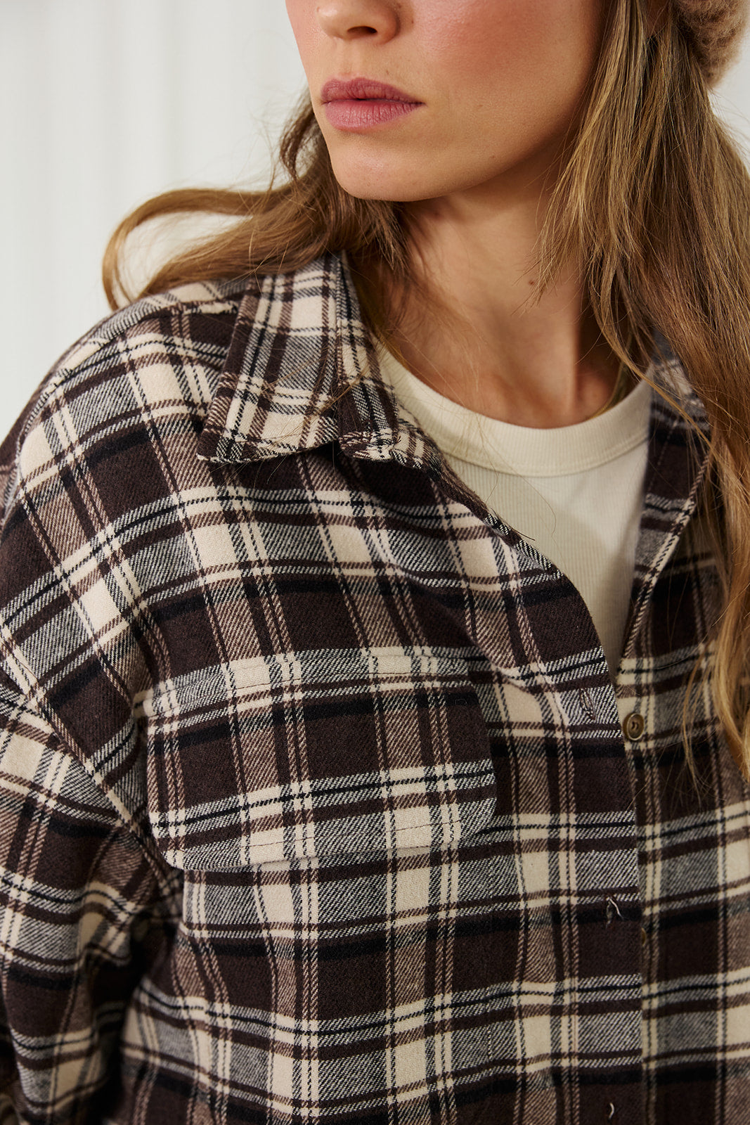 Hemd Misha Brown Plaid - 3