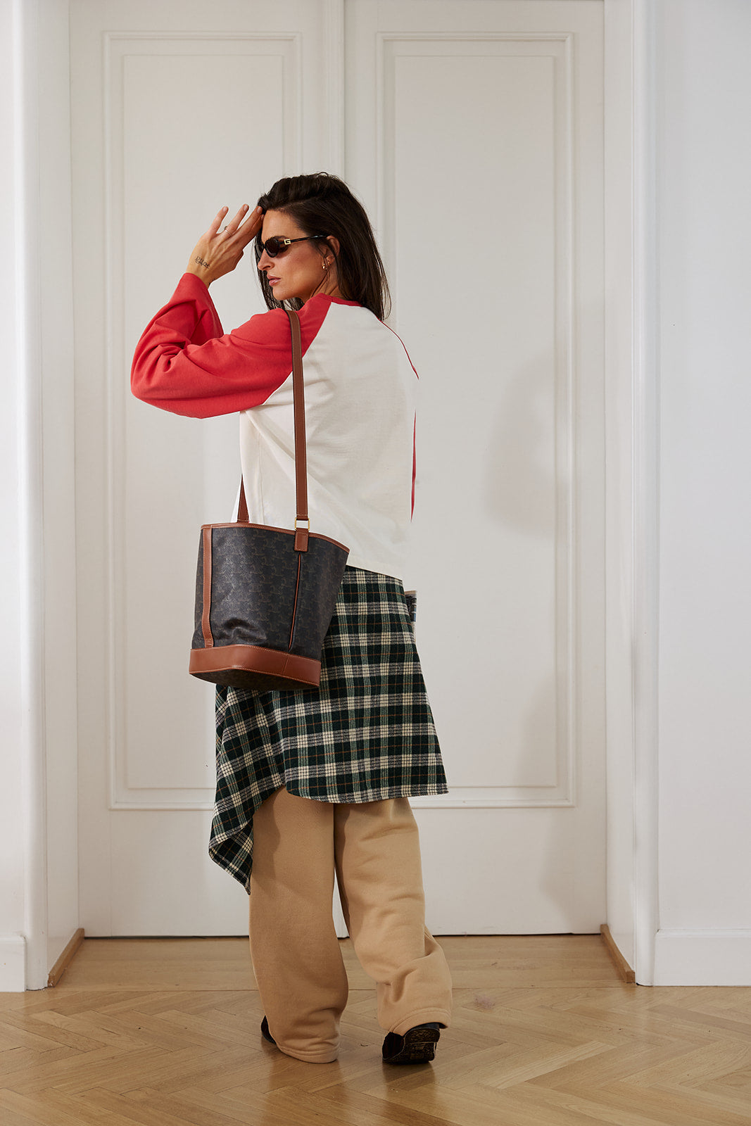 Langarmshirt Cora Rot & Ecru - 11