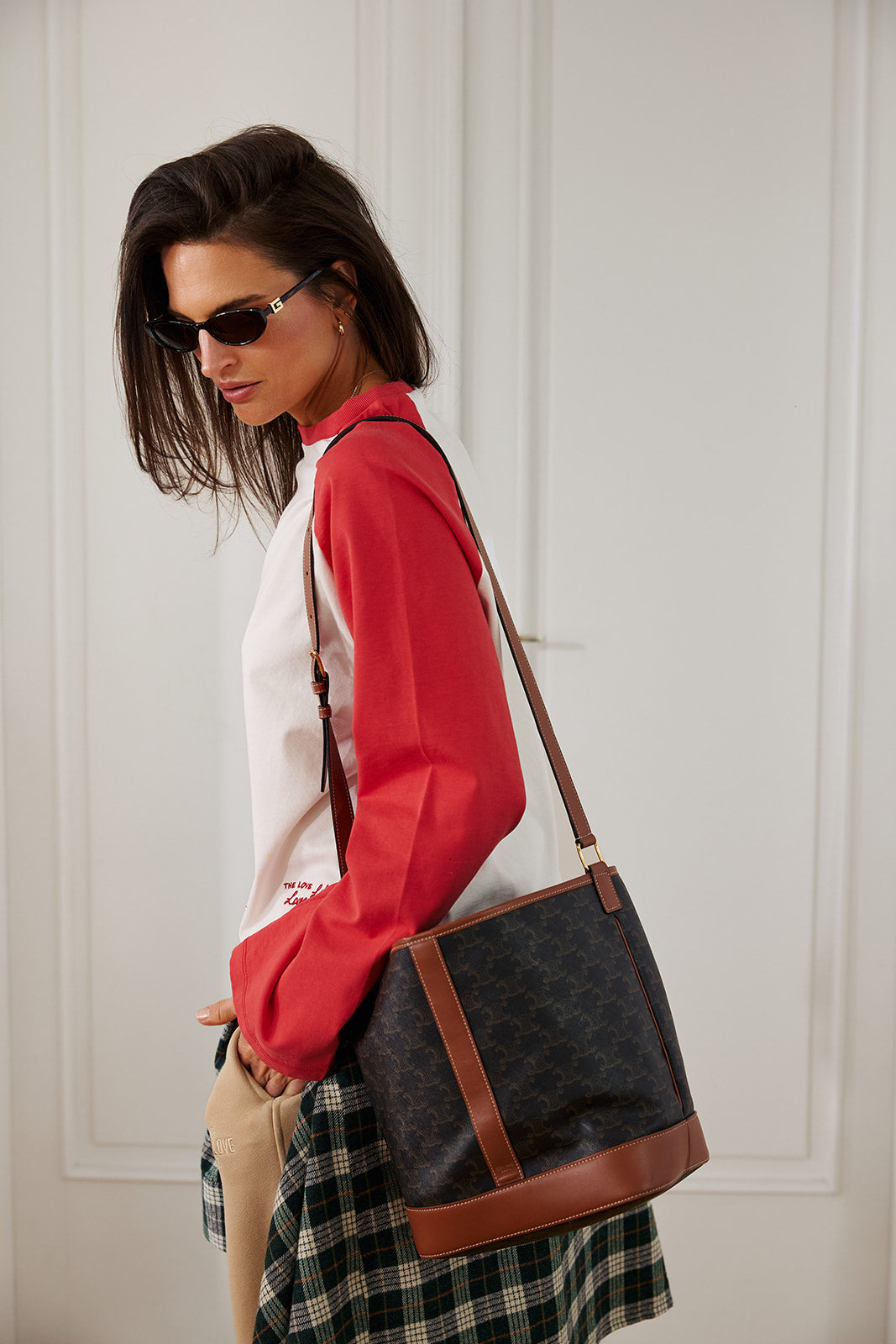 Langarmshirt Cora Rot & Ecru - 10