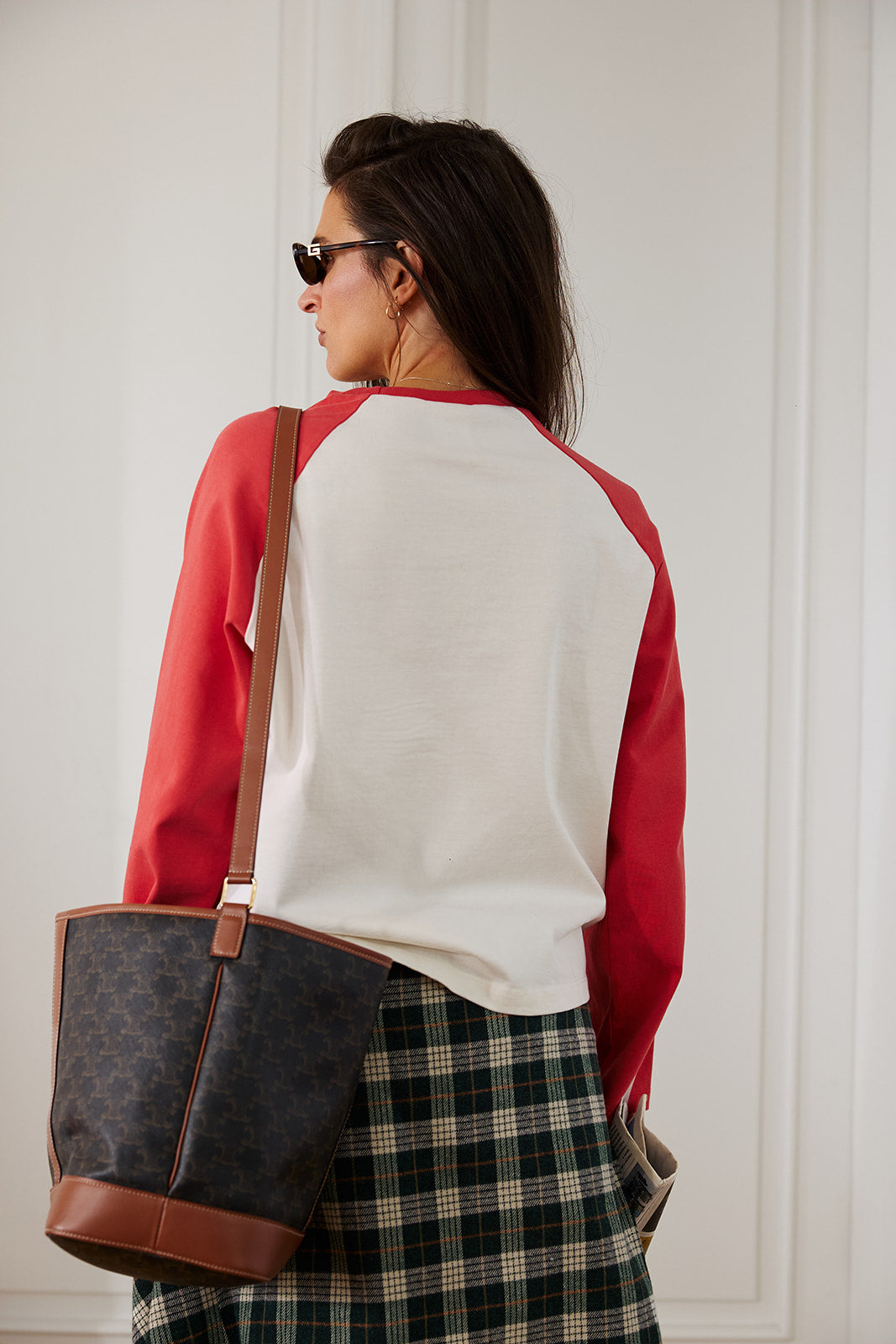 Langarmshirt Cora Rot & Ecru - 9