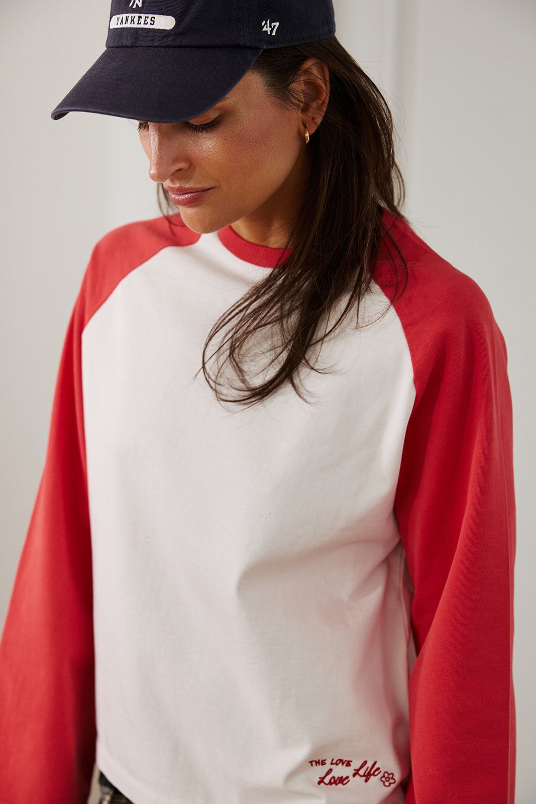 Langarmshirt Cora Rot & Ecru - 6