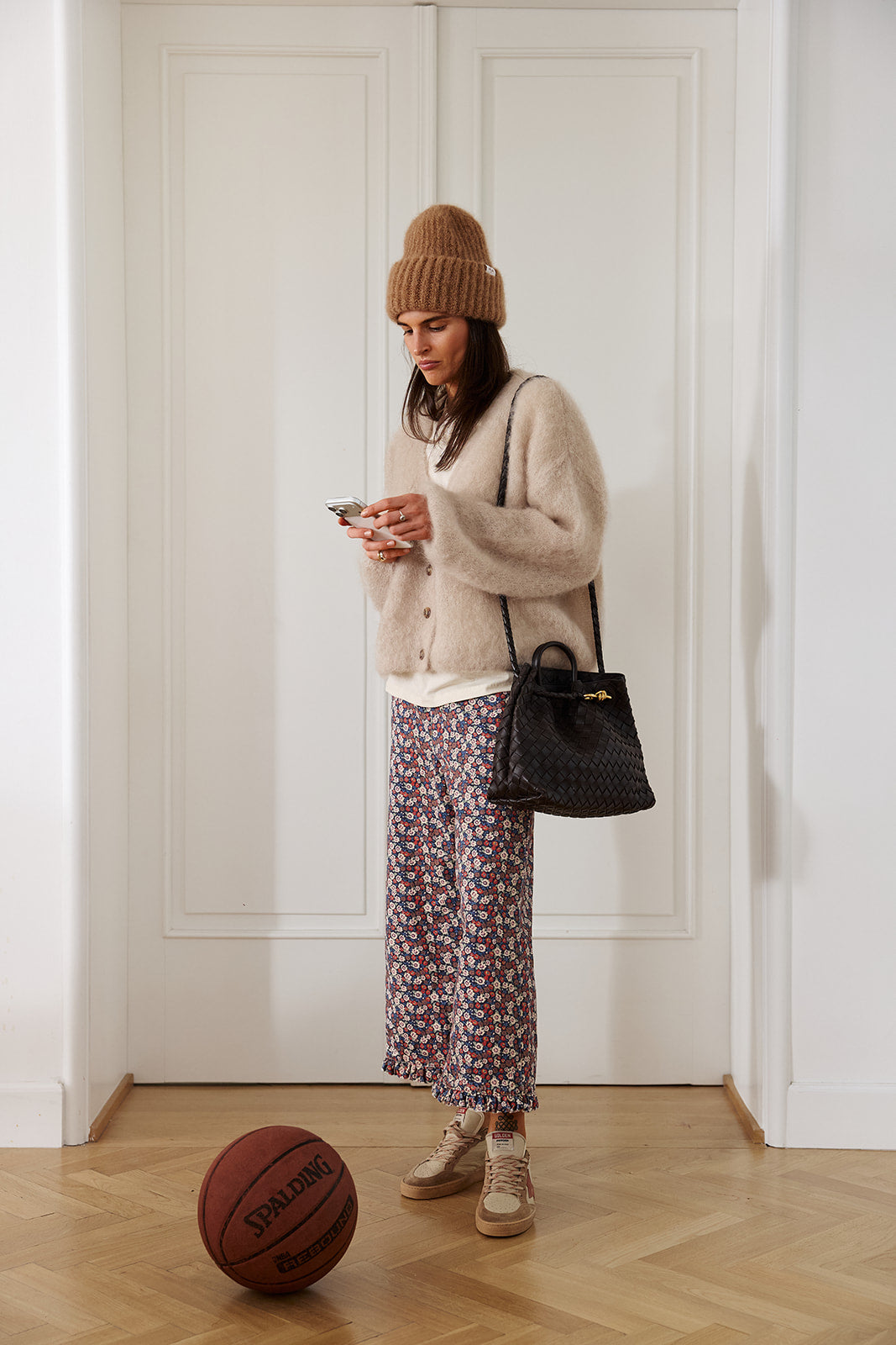Spodnie Capri Street Floral Navy Vintage - 7