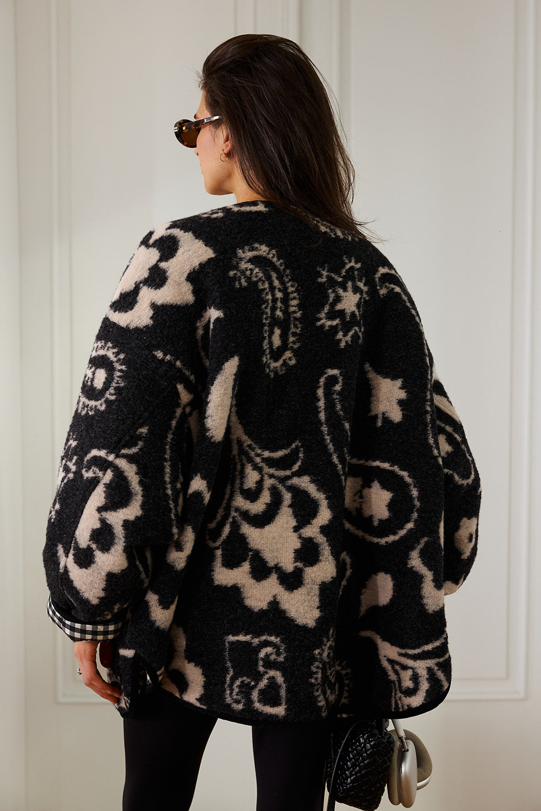 Jacke Adana Paisley Schwarz - 6