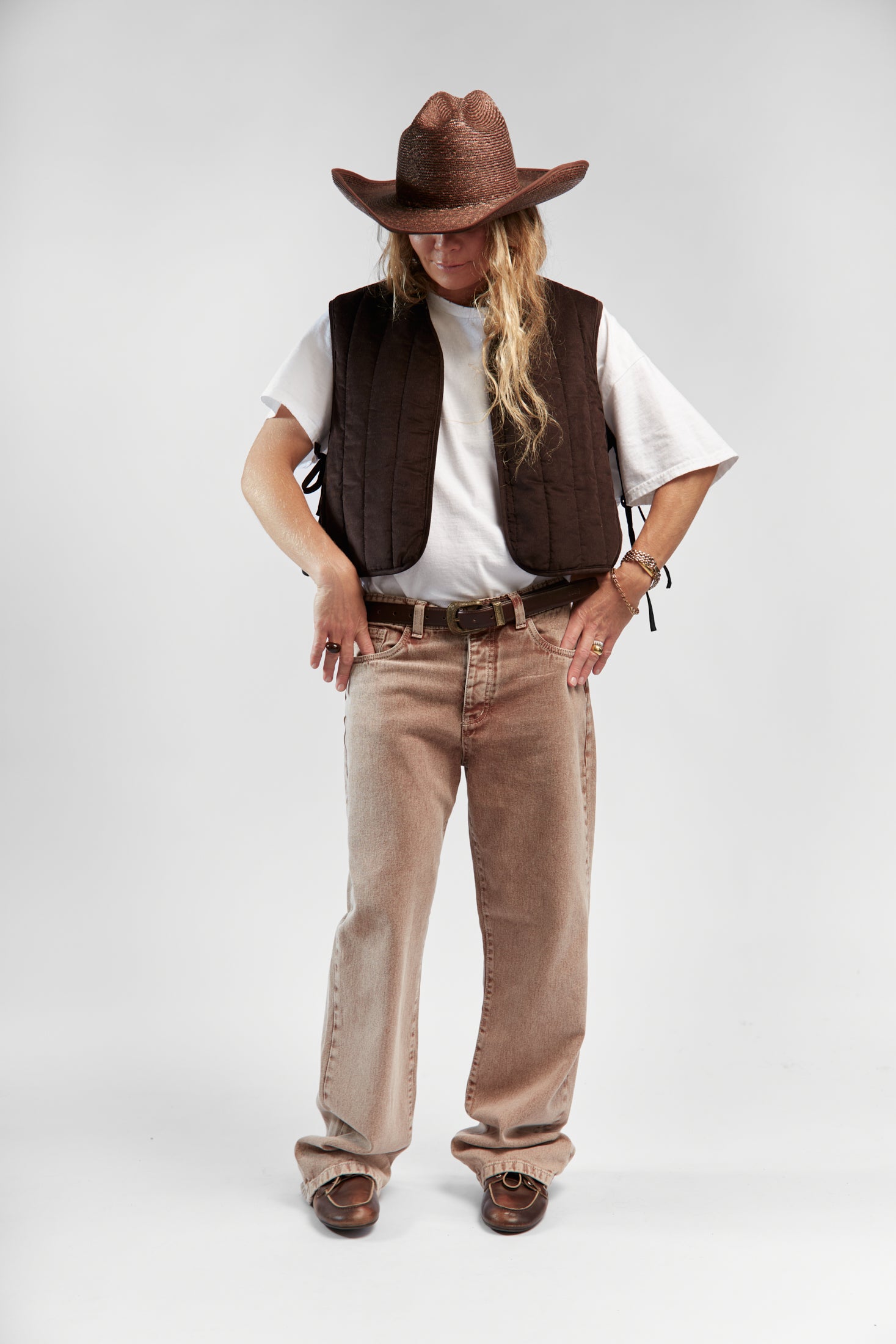Desi Brown Vest - 4