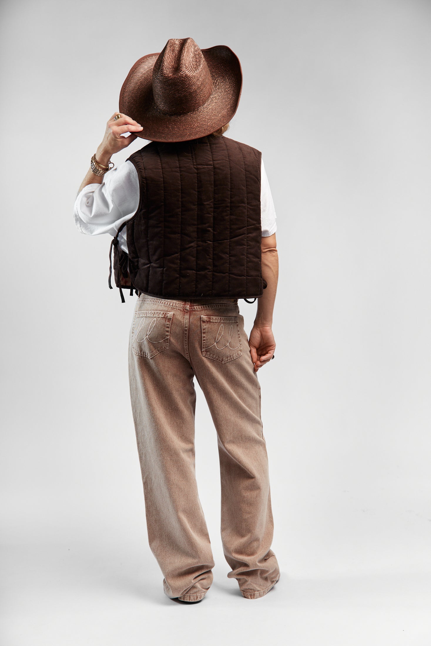 Desi Brown Vest - 8